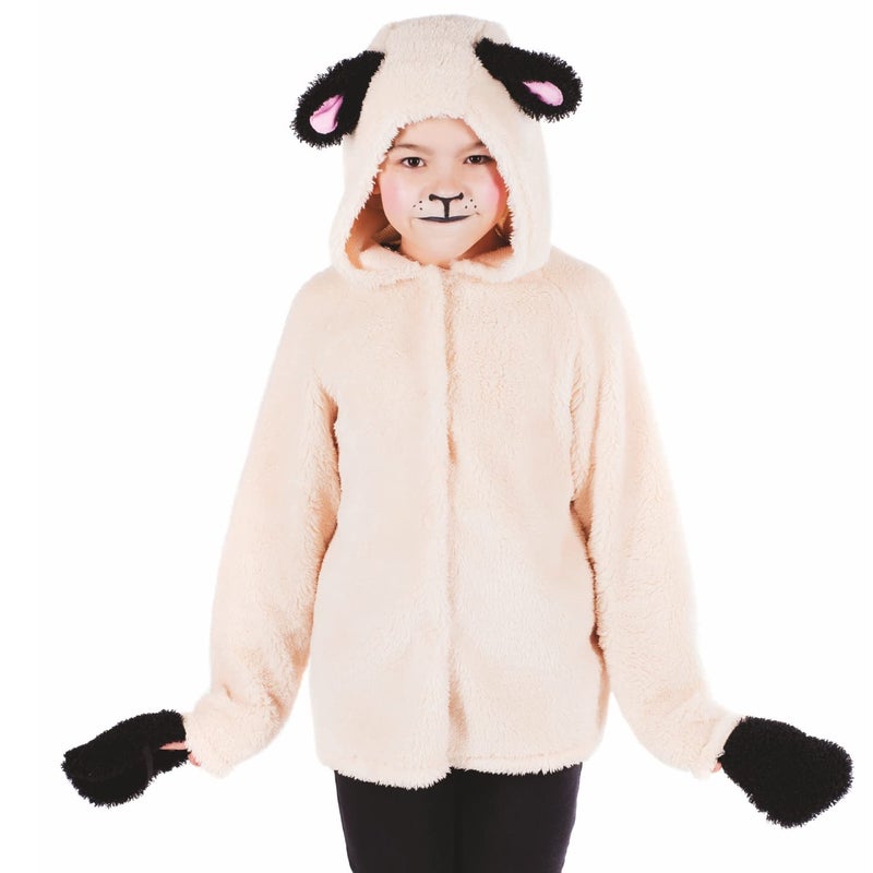 fun shack Sheep Costume for Kids, Lamb Costume for Kids, Girls Nativity Costumes, Girls Christmas Costumes, Small - Image 2